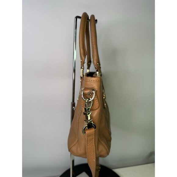 For Repair - Tory Burch Leather Amanda Mini Satchel Brown - Picture 3 of 12